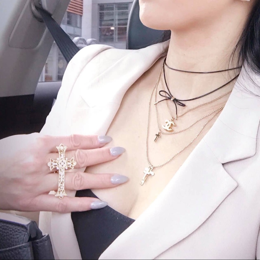 Cross knuckle ring - Picture 4 of 4